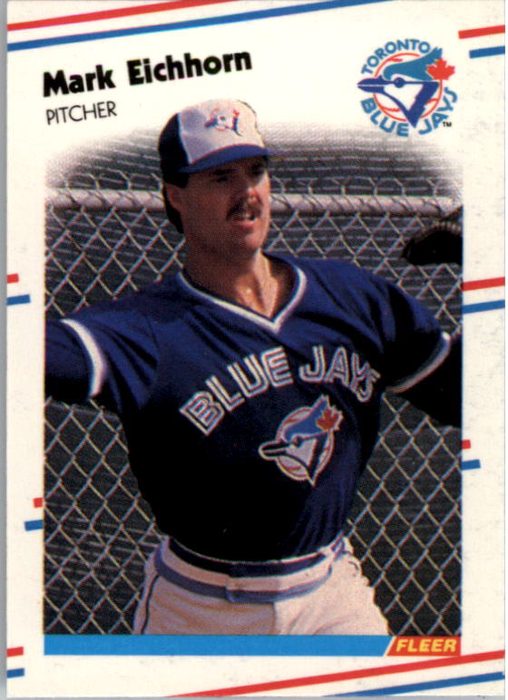 1988 Fleer Mini Baseball Cards 060      Mark Eichhorn